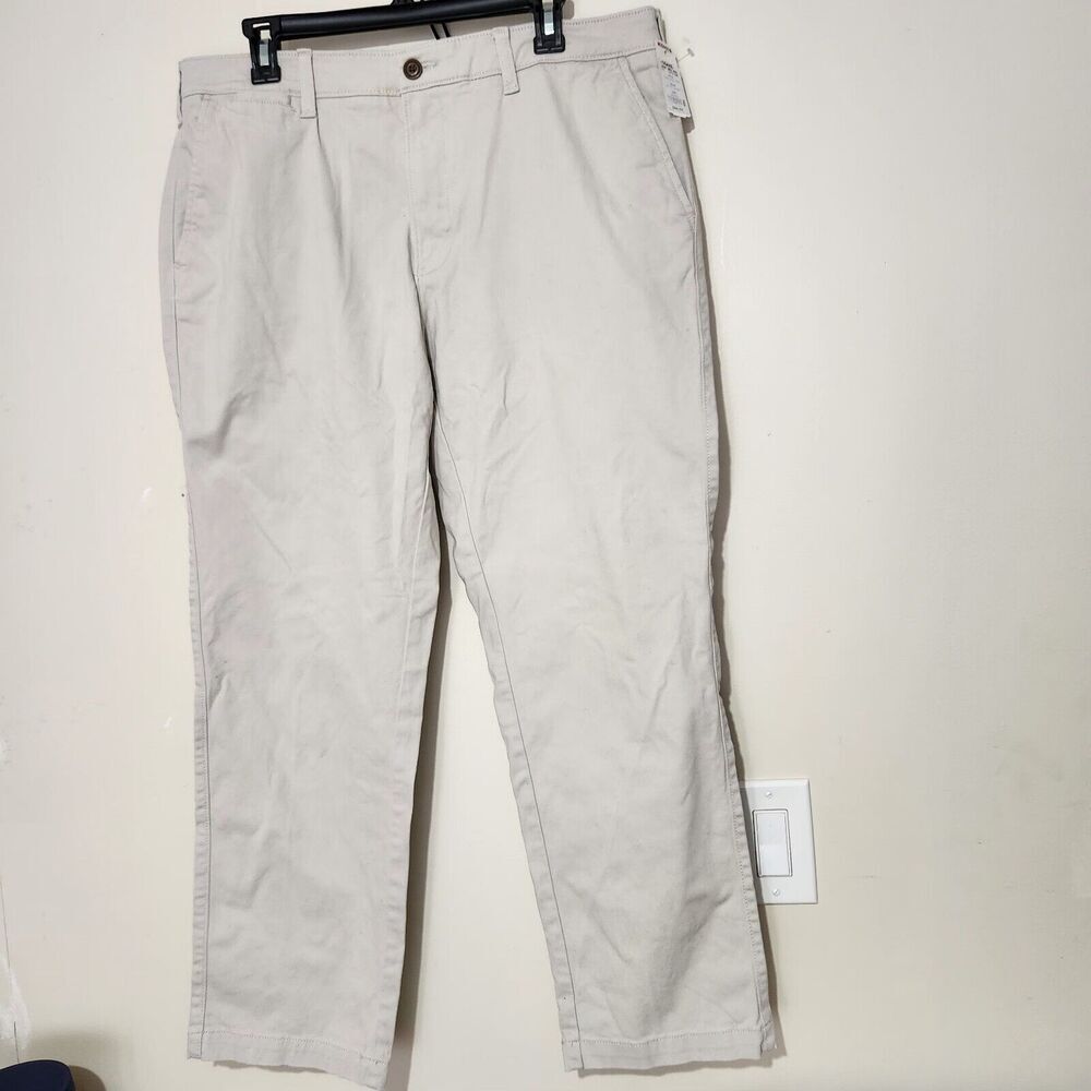 Sonoma Pants For Mens Size 38x30 Straight Flexwear Color Ivory